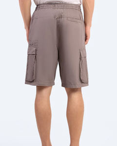 Pantalones cortos de verano informales lisos de poliéster/algodón para hombre, cintura elástica, cordón, deportes, correr con bolsillos, novedad - Product Image 5