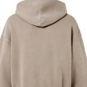 Sudaderas con capucha de invierno para hombre de alta calidad personalizado al por mayor pulóver ropa de calle doble cremallera algodón/poliéster ligero hotsale - Product Image 6