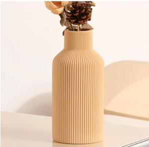 แจกันเซรามิกสีเขียวหัวเป็ดเข้มแบบโมเดิร์นพร้อมลายใบไม้สีทองสำหรับตกแต่งบ้านสำนักงานโรงแรม - Product Image 2