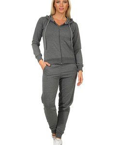 Survêtement décontracté 2 pièces unisexe en vrac survêtement en coton respirant imprimé de jogging personnalisé motif solide poids lourd maternité - Product Image 5