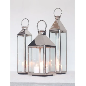 Galvanised <b>Tealight</b> <b>Lantern</b> for Indoor/Outdoor Use Other Types of Candle Holders & <b>Lanterns</b> - Product Image 4