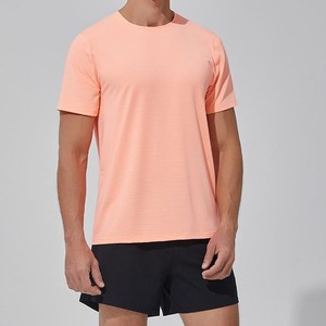 Venta al por mayor de secado rápido logotipo impreso personalizado 100% algodón ecológico Unisex deportes al aire libre transpirable hombres Camiseta de manga corta - Product Image 6