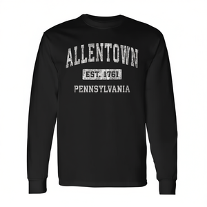 Allentown Pennsylvania Est 1761 T-shirt classica a maniche lunghe - Product Image 2