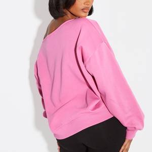 Sudadera con capucha y cremallera de felpa francesa de 400 Gsm ecológica de alta calidad, Conjunto de sudadera de manga larga de gran tamaño, logotipo personalizado impreso para mujer - Product Image 1