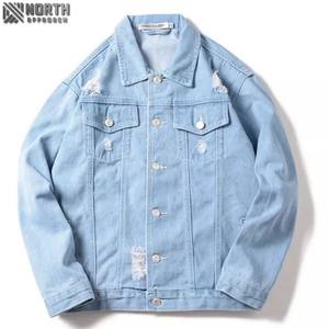 Veste en jean personnalisable pour homme, vente en gros, hiver, haute qualité, respirante, logo frontal, décontractée - Product Image 2