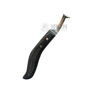Cuchillo de pezuña de acero ligero, instrumento veterinario para el cuidado de los caballos, cortador de pezuña de hierro, herraduras, categoría de producto - Product Image 1