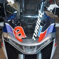Autocollants de protection de pare-brise 3D pour Aprilia Touareg 660 Tagelmust 2022 Autocollants de voiture compatibles