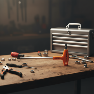 Chrome-Plated Offset Male Wrenches with Handle for <b>Torx</b> Head Screwdriver - Product Image 3