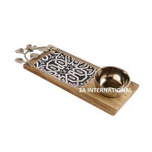 Top Trending Plateau de Service Restaurant Café Hôtels Servant des Plats Alimentaire Fruits Café Plateau de Service à Prix Abordable - Product Image 1