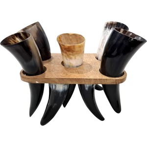 Top Trending diseño clásico búfalo Natural beber cuerno taza calidad DIY sublimación en blanco para fiesta Hotel hogar restaurante uso - Product Image 6