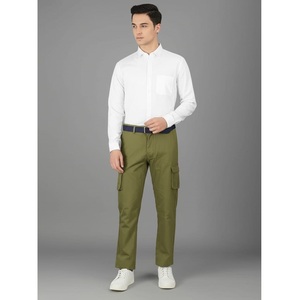 กางเกงผ้าชิโนสำหรับผู้ชายใส่ในฤดูร้อนกางเกงคาร์โก้และกางเกงผ้าชิโนสีทึบแบบลำลองมีสไตล์ทันสมัย - Product Image 3
