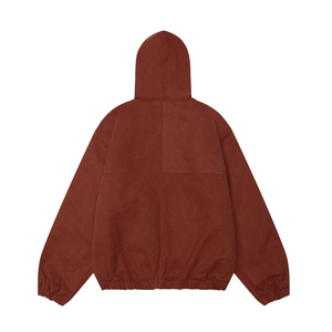 Sudaderas con capucha para hombre con cremallera completa Chaqueta de trabajo con capucha lavada Algodón pesado Diseño personalizado Logo Cómodo Tamaño transpirable - Product Image 3