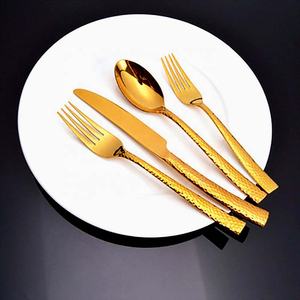 Incroyable cadeau de mariage de serveur de salade réutilisable avec un Design Long brindille dorée avec feuille de métal nouveau Look poignée & - Product Image 2