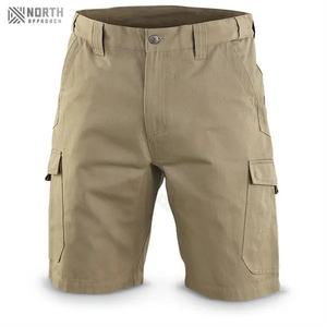 Shorts cargo en toile pour homme 2025, taille élastique, logo personnalisé, décontracté d'été, ample, sport de plein air, séchage rapide, fermeture à cordon - Product Image 5
