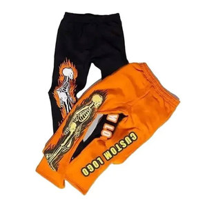 Ensemble de survêtements évasés pour hommes de haute qualité personnalisés vêtements d'entraînement d'entraînement de lavage à l'acide vêtements de sport d'hiver unisexe - Product Image 5