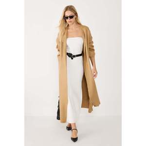 เสื้อคลุมคาร์ดิแกนถักโครเชต์แบบยาว 100% อะคริลิก - Product Image 1