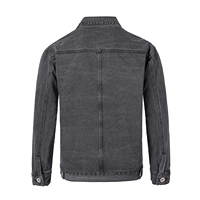 Vente flash - Vestes en jean pour homme de qualité supérieure, coupe ajustée, col rabattu, surdimensionnées, respirantes, écologiques, décontractées et élégantes, lavées