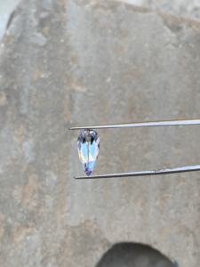 Natural no calentado Bio Color tanzanita piedra de corte de pera larga con excelente calidad de Color Zoisita Natural 1,36 quilates lupa limpia - Product Image 5