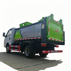 Dongfeng Tiyi 3cbm Side Lift Refuse <b>Truck</b> Hydraulic Self-Unloading <b>Garbage</b> Collector - Product Image 4