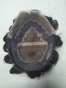 Bollywood Modèle Vague D'eau Cheveux Humains Toupet Perruque pour Hommes Taz Cheveux Bangladesh Prothèse Article - Product Image 3