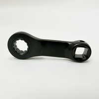 Jeu de clés à cliquet réversibles miniatures 3/8'' 4-en-1 avec douilles hexagonales en CR-V, qualité DIY, finition noire, carré/Torx