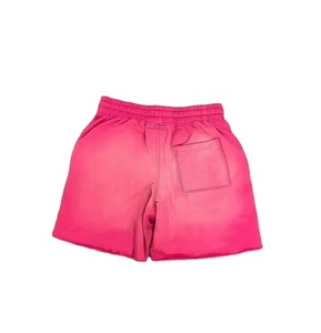 Short bébé tendance en coton biologique pour hommes et femmes, short en gaze personnalisé avec fermeture à cordon de serrage au genou - Product Image 5