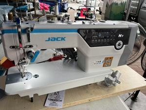 Factory Sales New Jacks H7 <b>Walking</b> Foot Top Bottom Feeding Direct Drive Lockstitch <b>Machine</b> and Table for Heavy Duty - Product Image 5