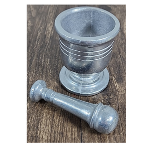 Pilon à mortier en aluminium avec broyeur d'épices et d'herbes à bas prix Mortier et pilon en aluminium pour la cuisine - Product Image 5