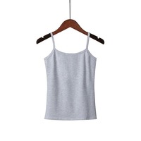 Femmes été décontracté coton hauts licou cou débardeur avec dentelle décoration femme mode T-shirt gilet grande taille Camisoles