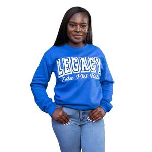 Sudadera más fina con algodón suave y letras de chenilla para miembros de la Hermandad Ropa griega unisex con estilo - Product Image 6