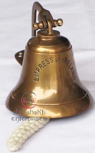 Customized Marine Home Decor Door <b>Bell</b> Decorative Anchor Brass <b>Bell</b> Wall Hanging New Year & Christmas Gift - Product Image 2