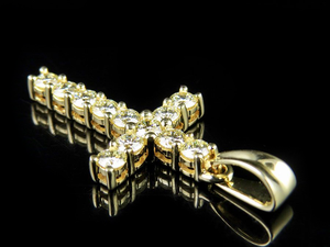 Colgante de Jesús cruzado de Plata de Ley 925 de la mejor calidad, diseño moderno Simple de Jesús para hombres y mujeres, joyería de moissanita - Product Image 3