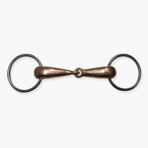 Bradoon de anillo suelto, broca de Productos Ecuestres de caballo de doble articulación de 12mm para caballos Equipo de caballos más vendido 2025 - Product Image 4