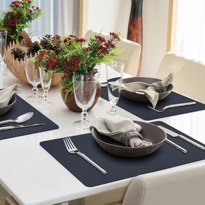 Manteles individuales de algodón con estilo personalizados más vendidos, accesorios de mesa con logotipo personalizado resistentes al calor duraderos para comedor - Product Image 4