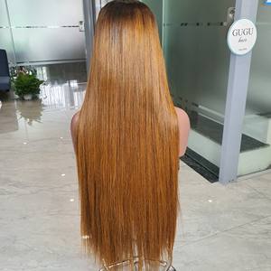Pelucas de cabello vietnamita crudo Ombre hueso recto 32 pulgadas extensiones de cabello de color sin enredos sin caída con precio al por mayor - Product Image 4