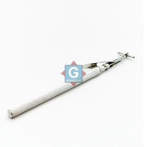 Transporteur d'amalgame à une extrémité en acier inoxydable de haute qualité Source d'alimentation manuelle Instruments chirurgicaux dentaires - Product Image 4