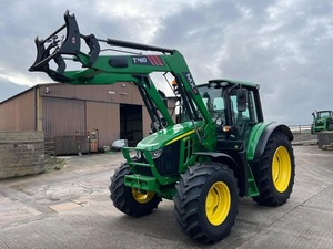 Para John Deere 5090E 90 HP motor diésel 4x4 Tractor a pie con cargador y cubo 540 PTO 2 mandos a distancia traseros 3 nuevos y usados - Product Image 2