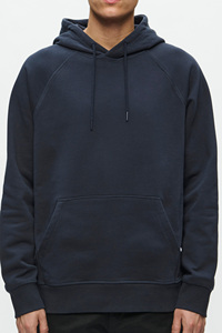 Ropa informal para hombre, Sudadera con capucha de gran tamaño para hombre con manga completa, algodón de alta calidad teñido liso con logotipo personalizado y bordado - Product Image 3