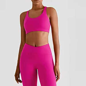 Nouvel ensemble de yoga sans couture taille haute 2026 pour femme – Vêtements de sport, tenue de fitness, soutien-gorge de sport et leggings – Ensemble 2 pièces athlétique - Product Image 4