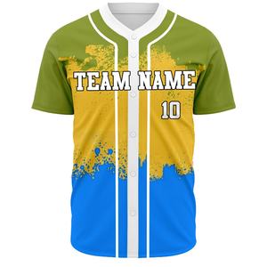Venta al por Mayor de Camisetas de Béisbol Personalizadas de Alta Calidad para Hombre, Ropa Deportiva de Béisbol con Bordado - Product Image 4