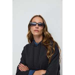 Sudadera Corta con Capucha Suave al Tacto, Uso Diario, Viscosa/Poliéster - Product Image 4