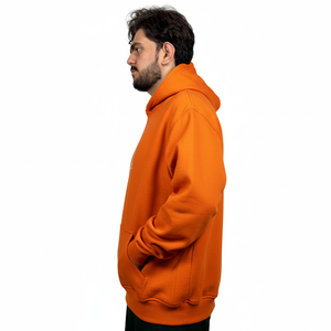 Sweat-shirt à capuche surdimensionné de luxe personnalisé, sweat-shirt décontracté à capuche, 100% coton, chaud et respirant pour l'hiver, sweat-shirts basiques - Product Image 3