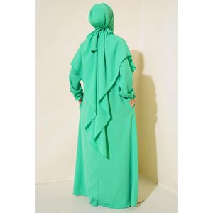 Abaya Voilée Vert - Product Image 1