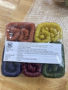 บะหมี่ไร้กลูเตนสำหรับเด็กก๋วยเตี๋ยวจากแป้งข้าวเจ้าพร้อมฟักทองผักโขมหลากสี - Product Image 4