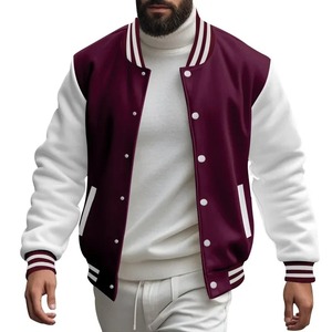 Nouveau Premium 100% laine hommes varsité veste fabricant conception personnalisée Letterman veste respirant en gros veste d'hiver - Product Image 3