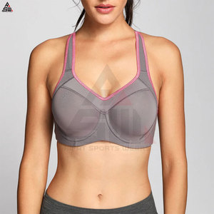 Nuevo Sujetador Deportivo Sin Tirantes para Yoga y Gimnasio, Transpirable, Hecho en Pakistán, con Logotipo Frontal, Sin Costuras, de Alta Calidad - Product Image 6