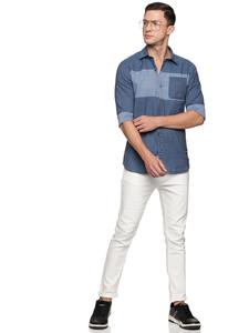 Recién llegado, camisetas de algodón para hombres con cuello alto, manga larga, transpirable, estilo informal, venta de exportadores indios para la temporada de primavera - Product Image 4