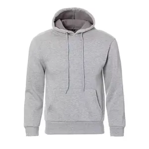 Nuevo algodón personalizado de alta calidad ropa de calle polar de algodón negro Sudadera con capucha logotipo personalizado Sudadera con capucha hombres de talla grande Sudadera con capucha - Product Image 3