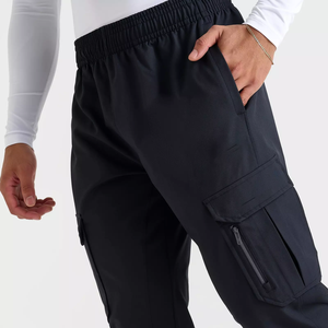 Pantalones Deportivos Casuales de Lona de Alta Calidad para Hombre, Cómodos, Suaves, para Entrenamiento, Fitness, Cintura Elástica Recta - Product Image 4