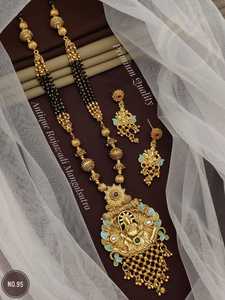 Mangalsutra chapado en oro para mujer, diseñador del orgullo, lo último - Product Image 2